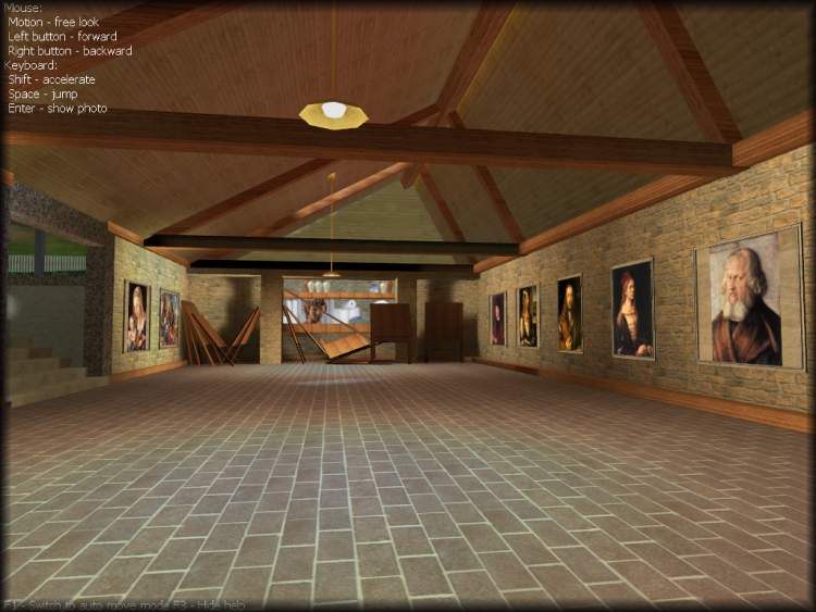 Foto 3 Galleria Virtuale 3D quadri Pittore Albrecht Duerer by RD-Soft(c)